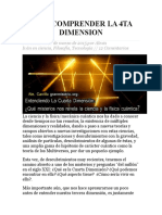 Para Comprender La 4ta Dimension