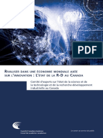 Rivaliser Dans Une Économie Mondiale Axée Sur L'innovation: L'état de La R-D Au Canada