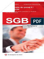 Merkblatt Sozialgesetzbuch II (SGB II) Eingliederung in Arbeit