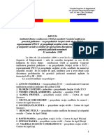 Minuta Intalnire Conducere CSM Membrii Comisiei de Unificare A Practicii Judiciare 12 Noiembrie 2008