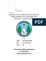 Spesifik Neck Pain With Unilateral Radicular Upper Extremity Pain and Referred Pain Sinistra Et Cause HNP Cervical