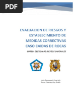 Medidas Correctivas Caida de Rocas