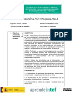 Plantilla Metodologías Activas para AICLE