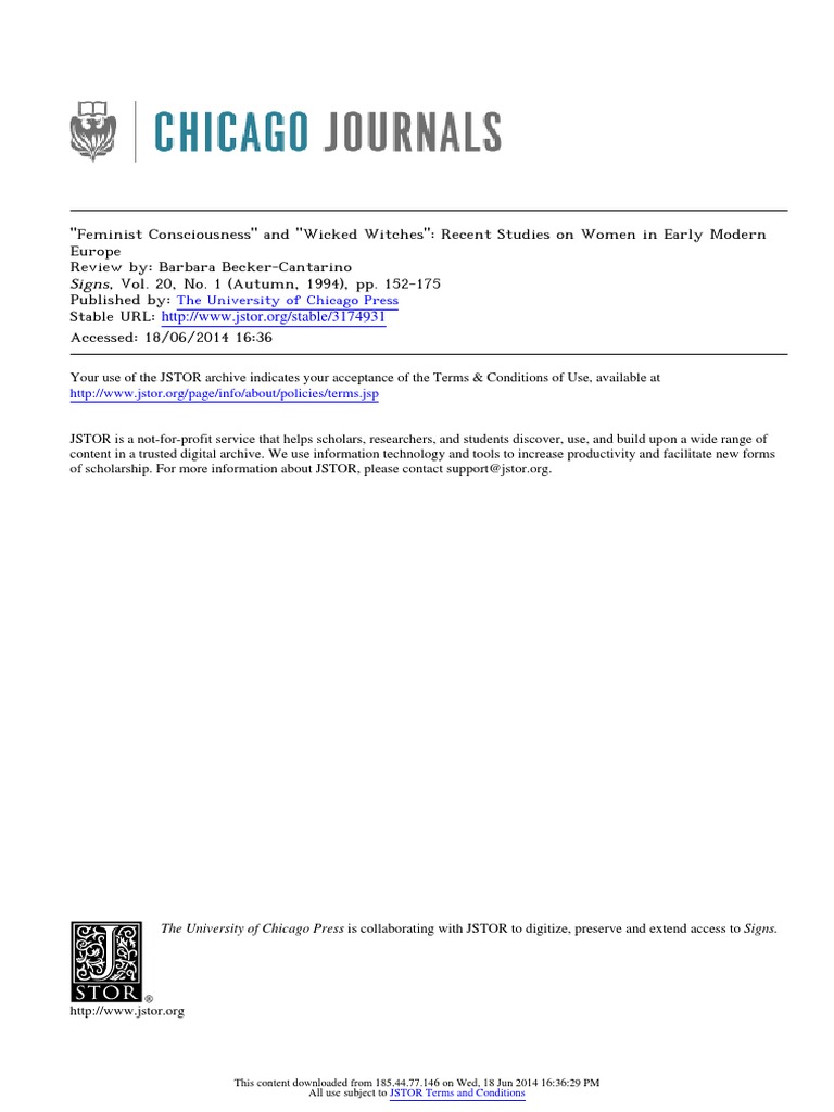 Feminist Studies in Early Modern Europe | PDF | Feminism | Gender Studies