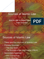 4 Sources of Islamic Law