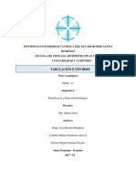 Tabulacion e Informe