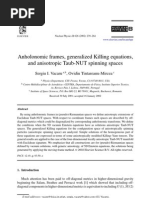 Download Anholonomic Frames Generalized Killing Equations and Anisotropic Taub NUT Spinning Spaces by Sergiu  Vacaru SN3760118 doc pdf