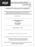 Petitioner Memorial