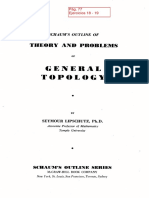 Lipschutz, S. - (Schaum) - General - Topology PDF