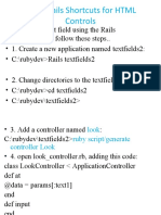 Using Rails Shortcuts For HTML Controls: Text - Field - Tag