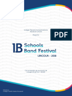 I B Schools Band Festival 2018