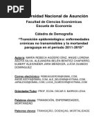  Enfermedades Crónicas No Transmisibles en Paraguay