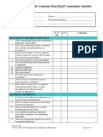 Software Quality Assurance Plan - Checklist.pdf