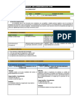 UNIDAD DE APRENDIZAJE DE PERSONA FAMILIA 4to OROPEZA