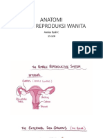 Anatomi Organ Reproduksi Wanita: Annisa Dyah C 15-128