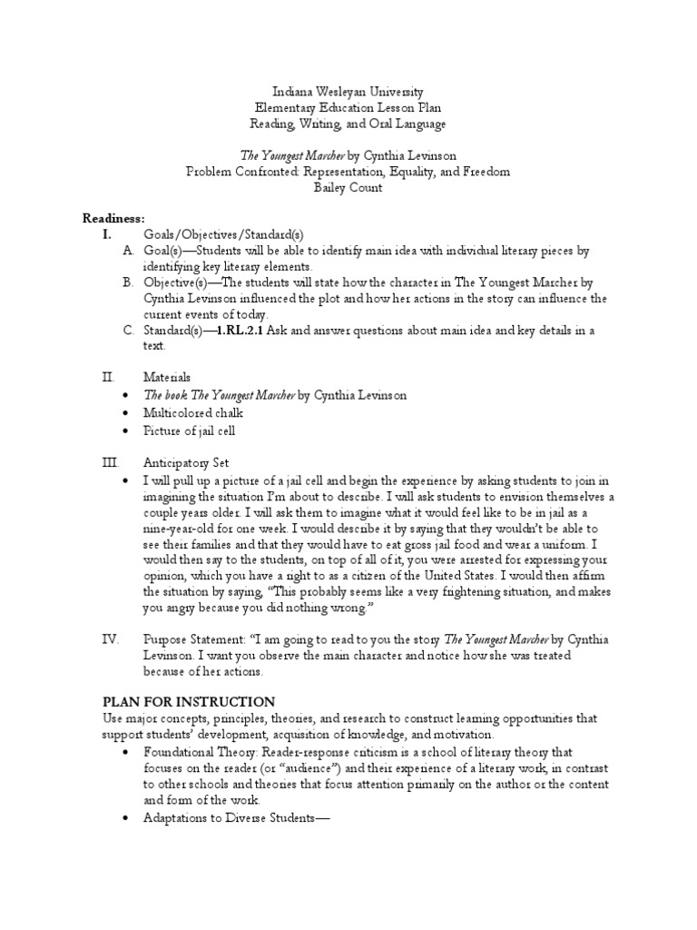 Read Aloud Lesson 2 Behavior Modification Change