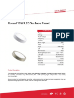 Round 18W LED Surface Panel
