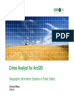 Crime Analyst For Arcgis: Geographic Information Systems in Public Safety
