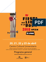 Programa - General Libro y La Rosa