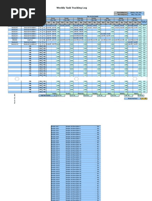 Weekly Time Tracking