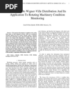 A Review On Wigner-Ville Distribution and Its Application To Rotating Machinery Condition Monitoring