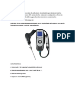 Analisador de Combustion