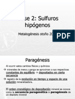 Clase 2 Sulfuros Hipogenos