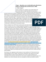 O Espectador Negro – Questões acerca da Identificação e Resistência - Blac Spectatorship- Problems of Identification and Resistance 1988 por Manthia Diawara