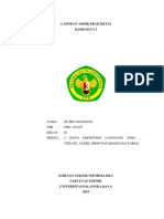 Laporan Akhir Modul 1 Basis Data 1 (Putro Sucianto DBC 116 047)