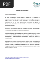 Carta de Recomendação