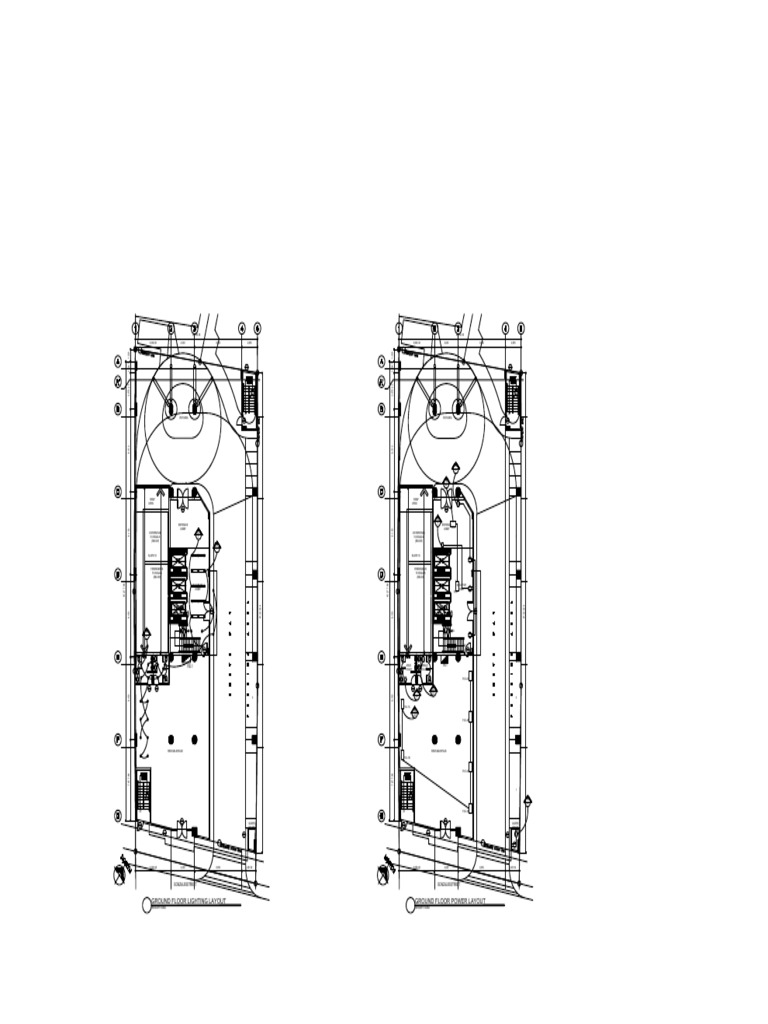 Ground Floor Power Layout Ground Floor Lighting Layout | PDF ...