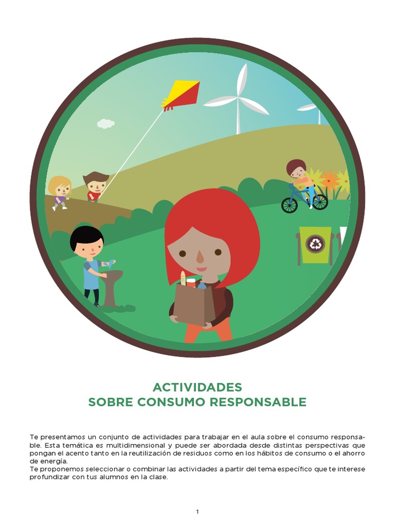 Actividades Sobre Consumo Responsable Residuos Publicidad
