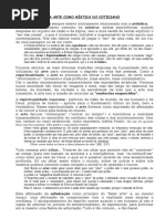 A Arte Como Mística Do Cotidiano