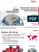 Standardization Qualification Inspection Challenges for Additive Manufacturing