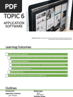 Topic 6: Application Software