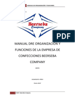 Manual Dre Organización y Funciones