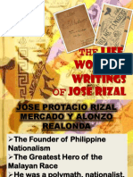 The Life, & of Jose Rizal: Works, Writings