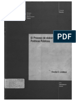 Lindblom El Proceso de Elaboracion de Politicas Publicas PDF