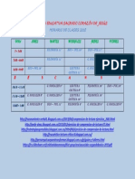 Horario de Clases 2018