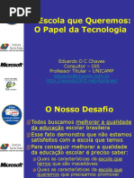 A Tecnologia Na Construcao Da Nova Escola