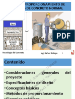 Diseño y Proporcionamiento de Mezclas de Concreto Normal_Prof. Rafael Robayo