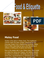 Malay Culture Project - Malay Food & Etiquette