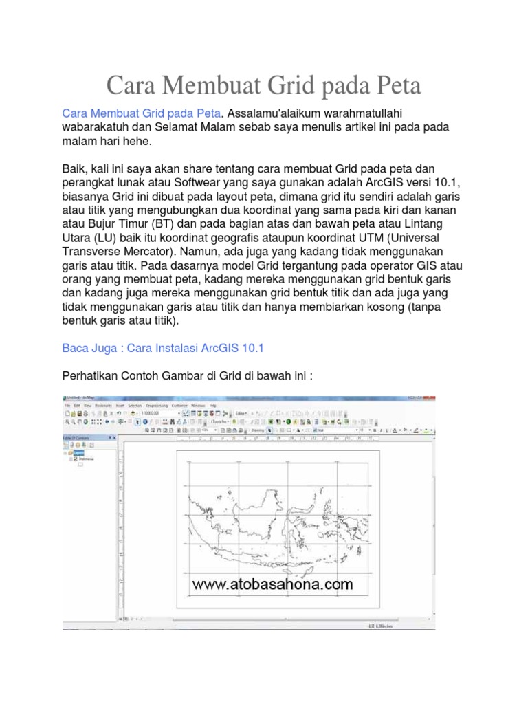 Cara Membuat Grid Pada Peta Pdf