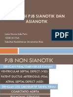 Etiologi PJB Sianotik Dan Asianotik