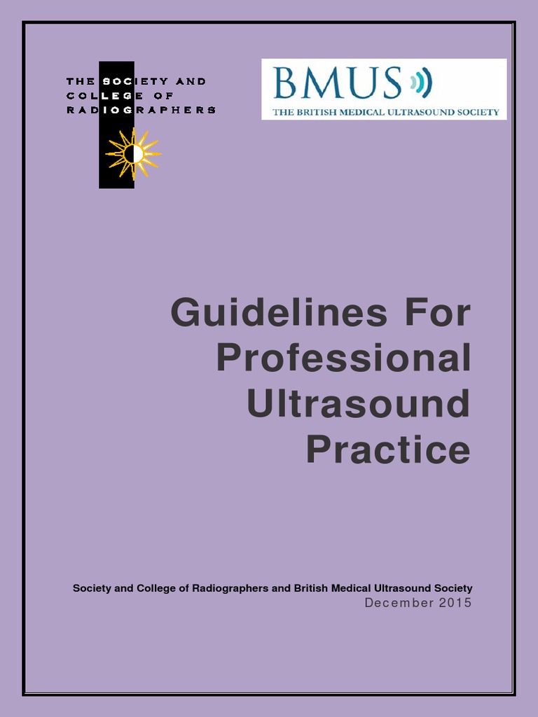 Guidelines for Professional Ultrasound Practice: Recommendations for ...