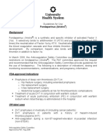 Fondaparinux Guidelines 1