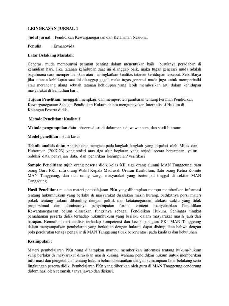 Critical Journal Riview Pkn