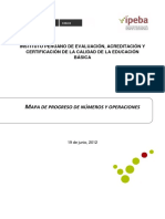 Mapa de Progreso Números y Operaciones PDF