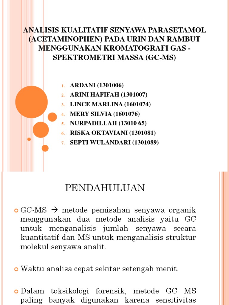 PPT Instrumen Gc-Ms | PDF