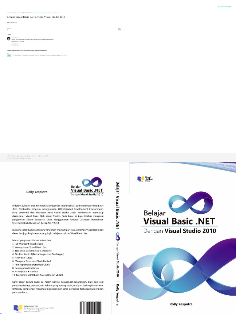 Buku Rolly Yesputra Vbnet